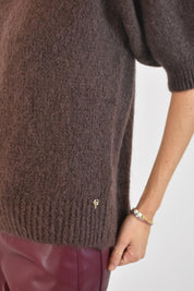 Polo mezza manica mohair