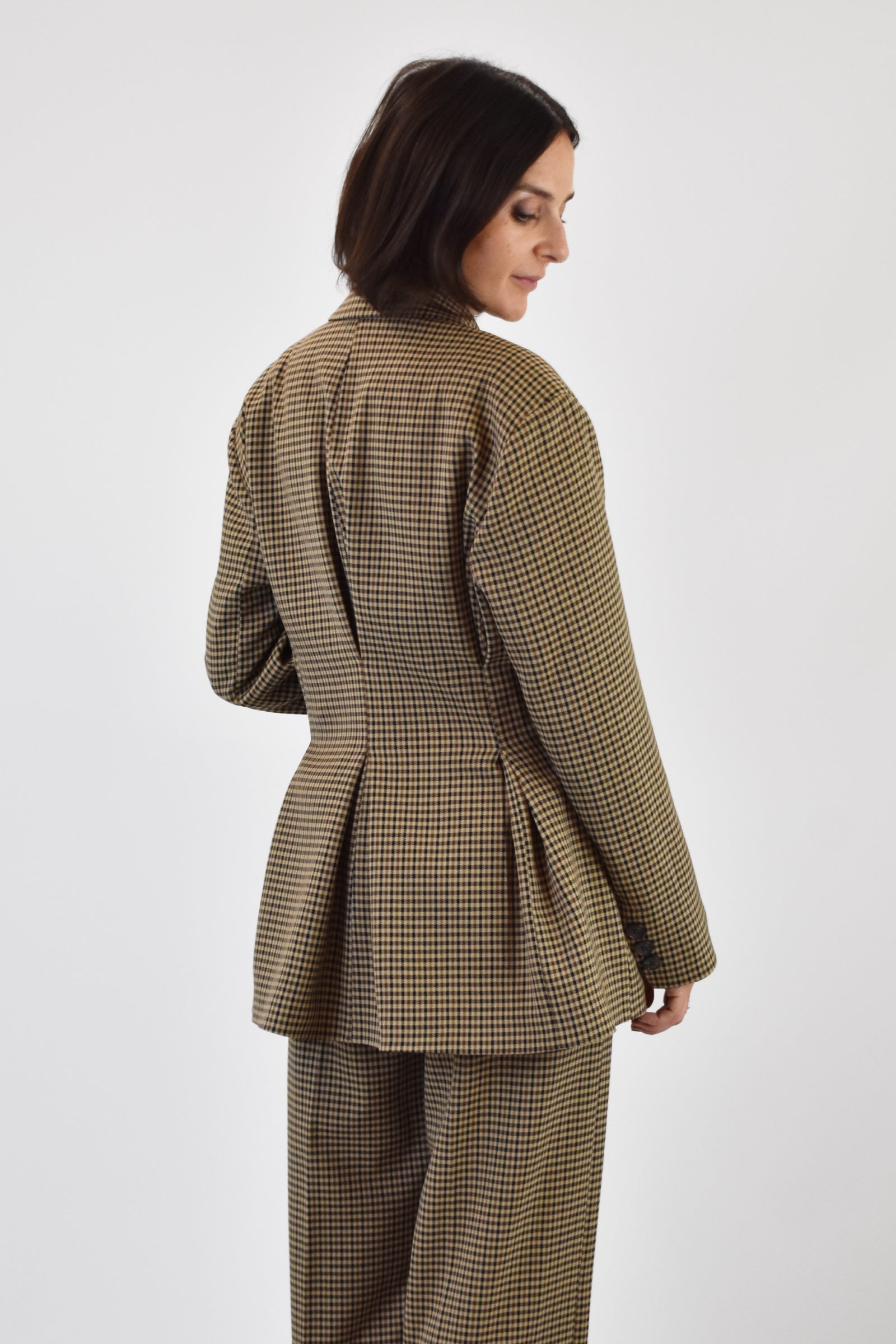 Giacca quadri con riprese