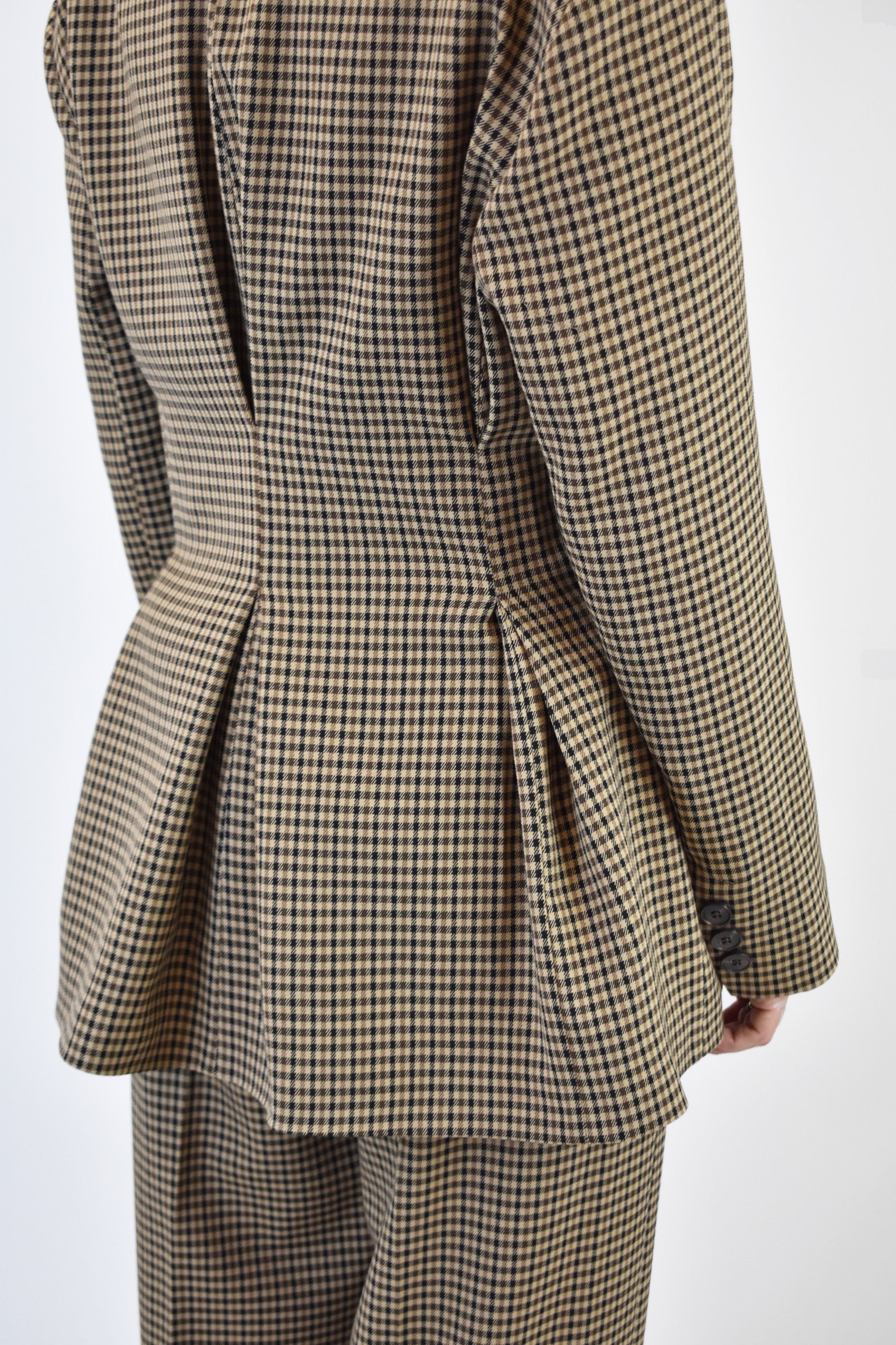 Giacca quadri con riprese