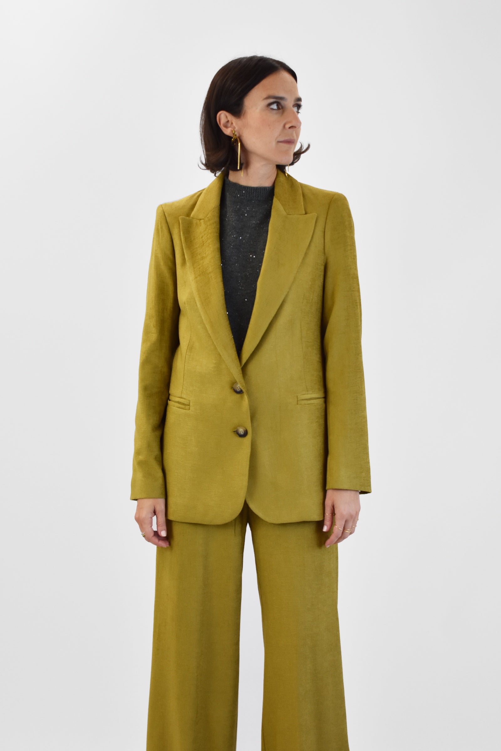 Giacca due bottoni velluto