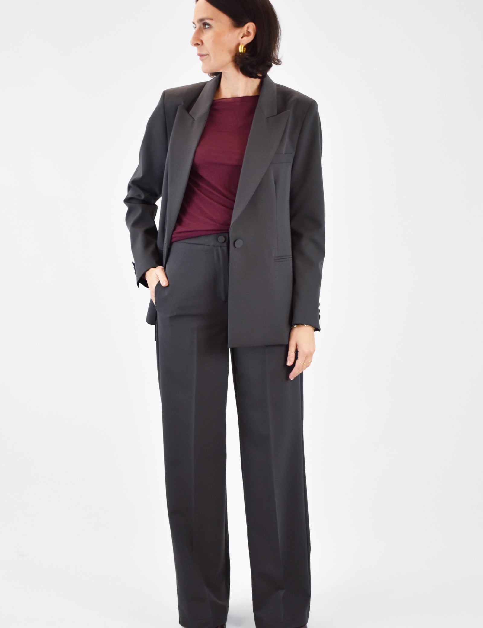 Pantalone completo palazzo