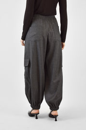 Pantalone tasconato flanella