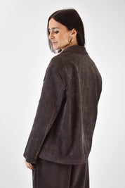 Giacca doppiopetto velluto