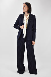 Pantalone palazzo gessato