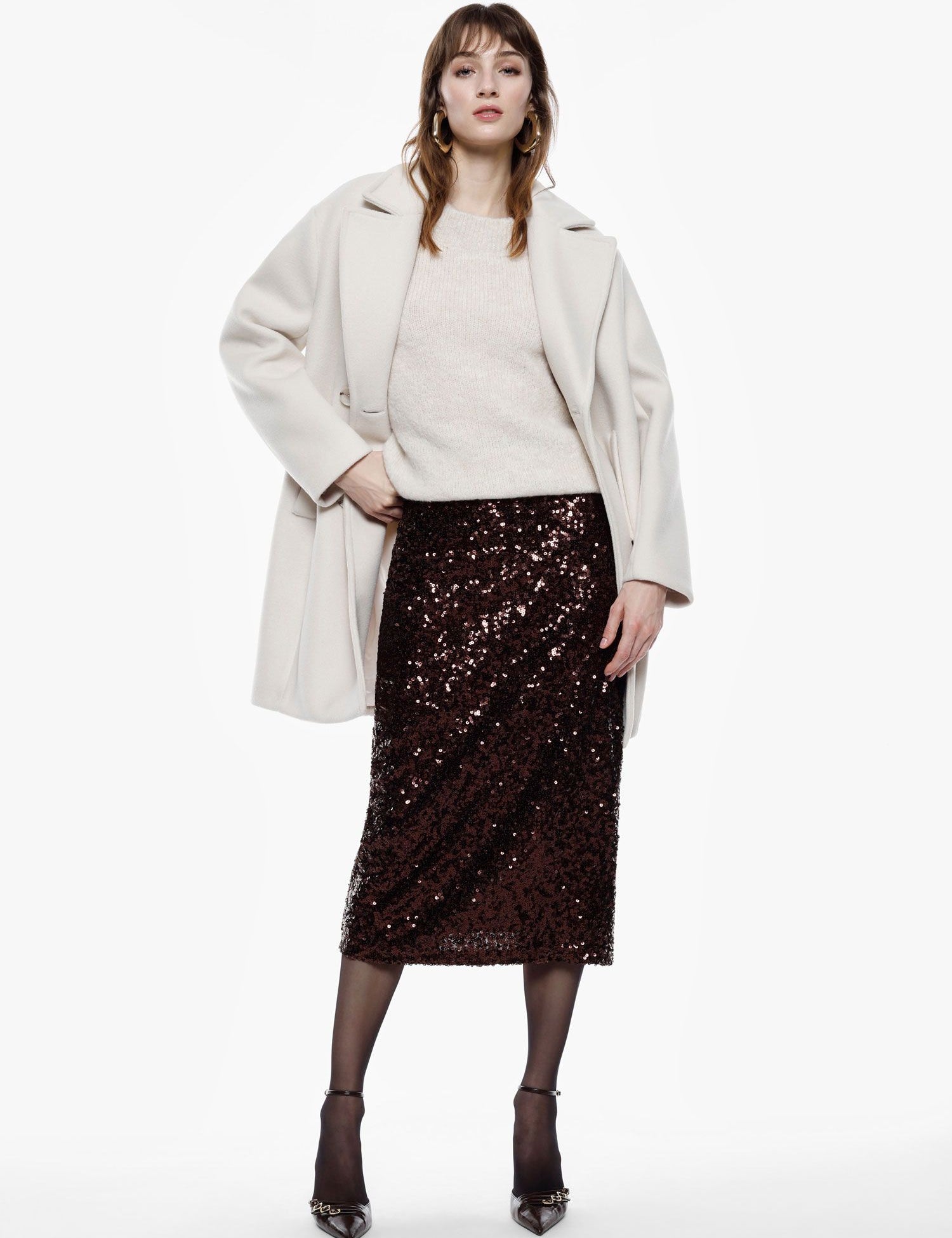 Longuette paillettes