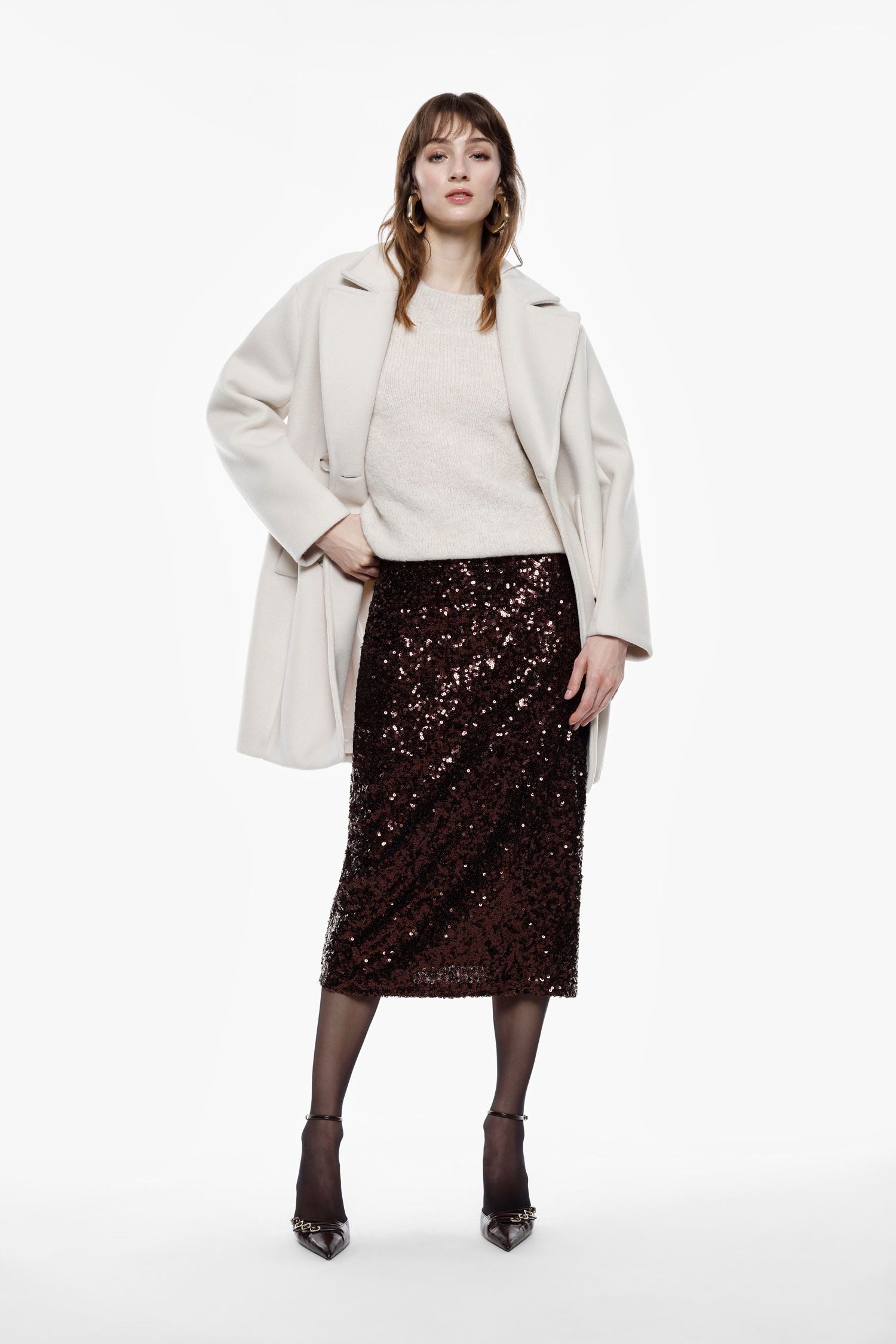 Longuette paillettes