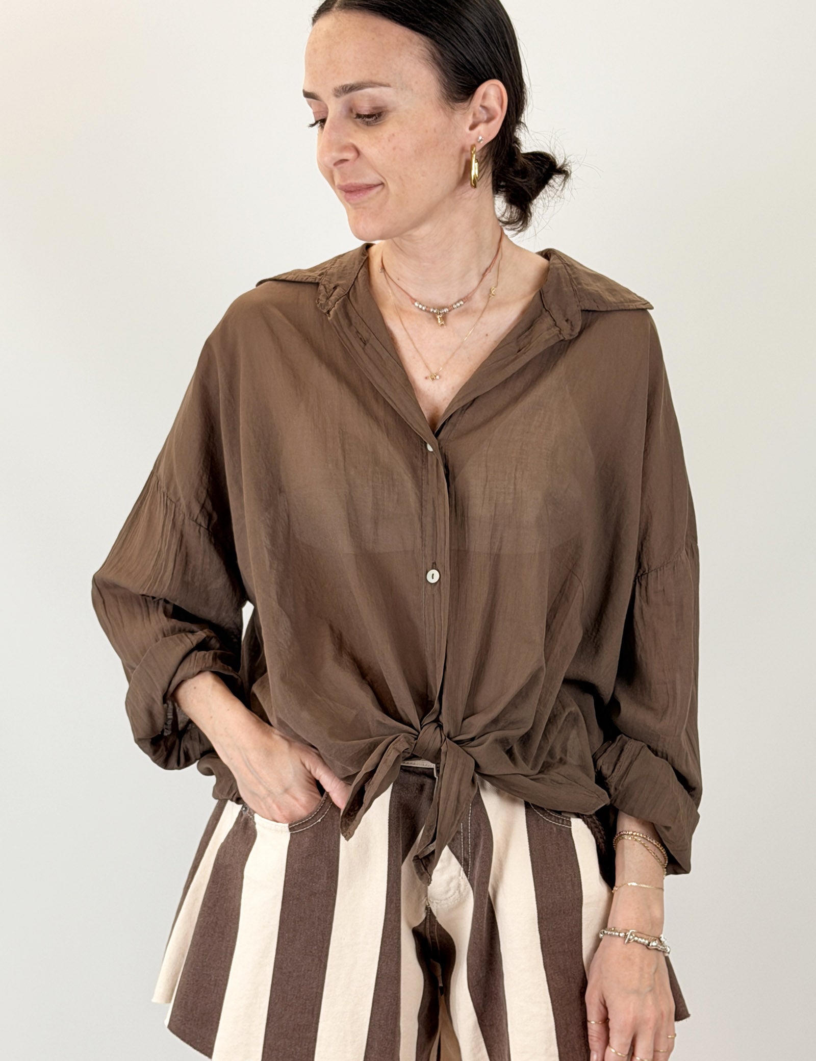 Camicia mussola leggera