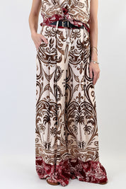 Pantalone ampio fantasia