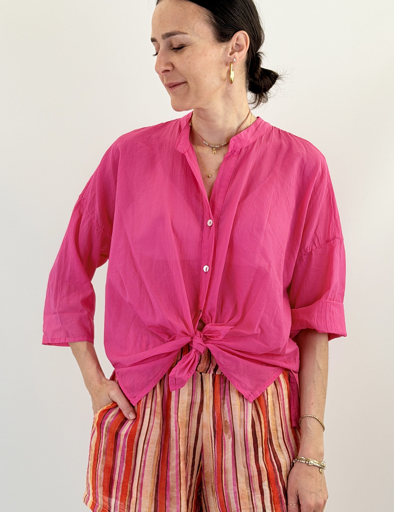 Camicia voile cotone