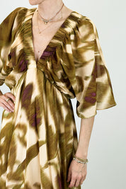 Abito lungo tie-dye