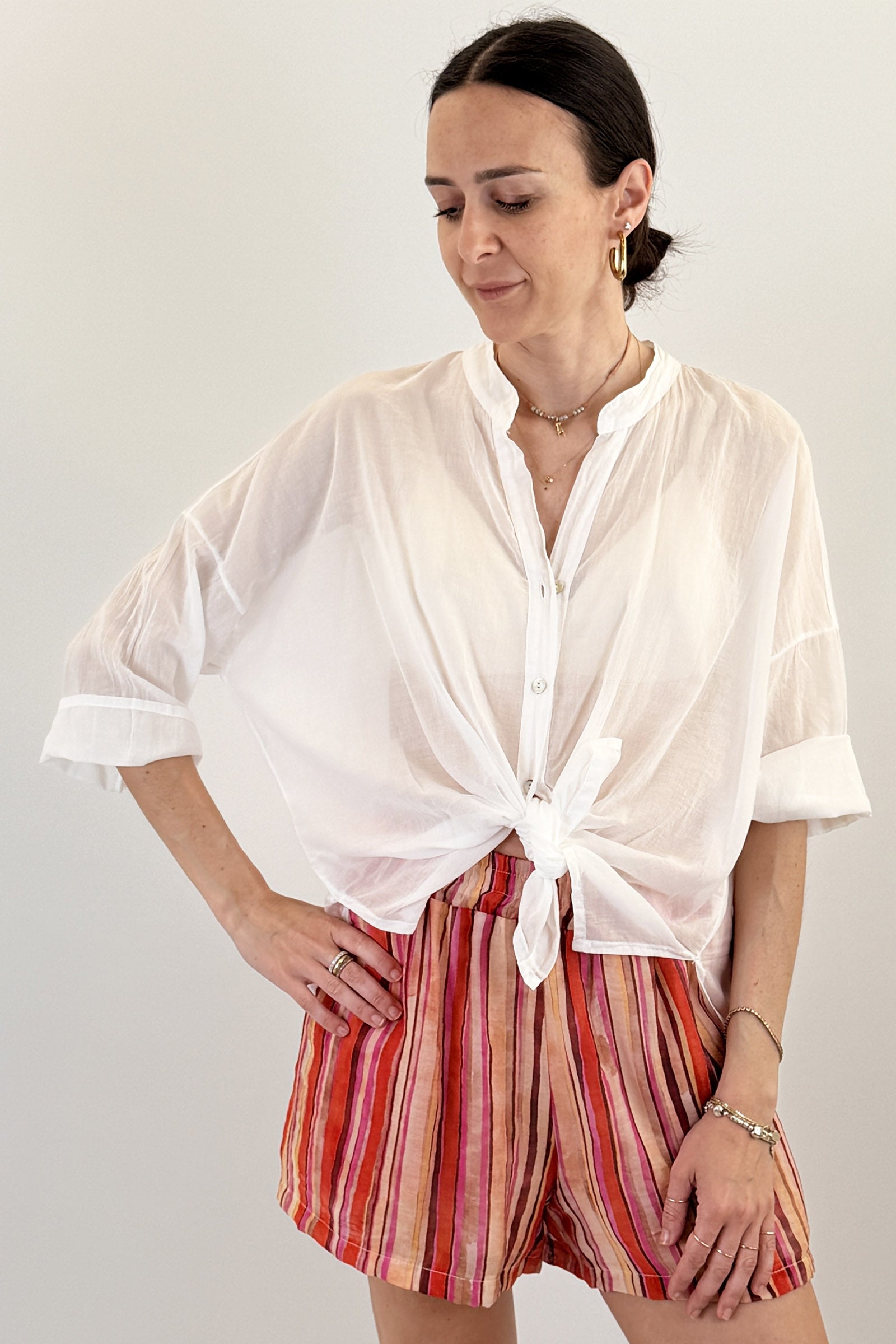 Camicia voile cotone