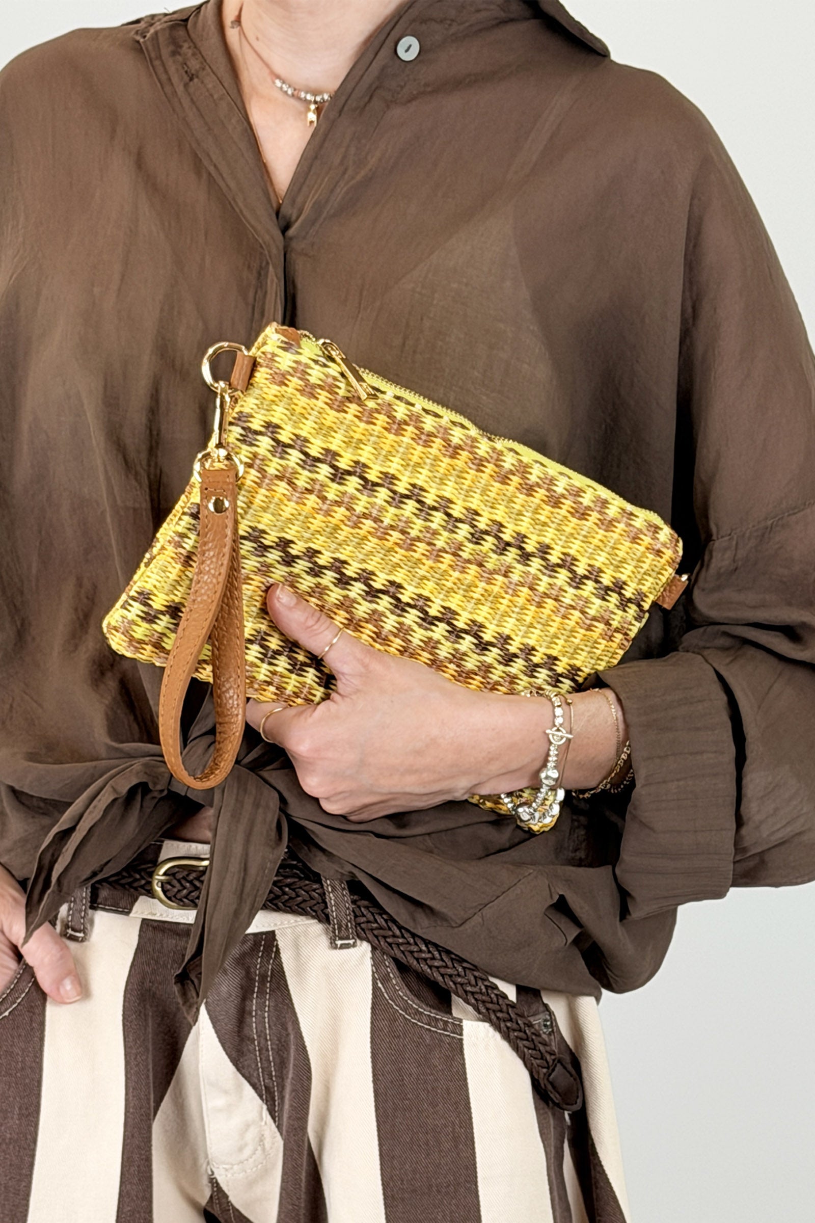 Borsa intrecciata SADIE