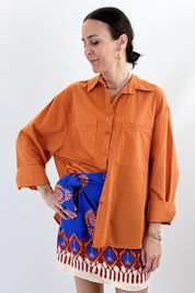 Camicia over con tasche