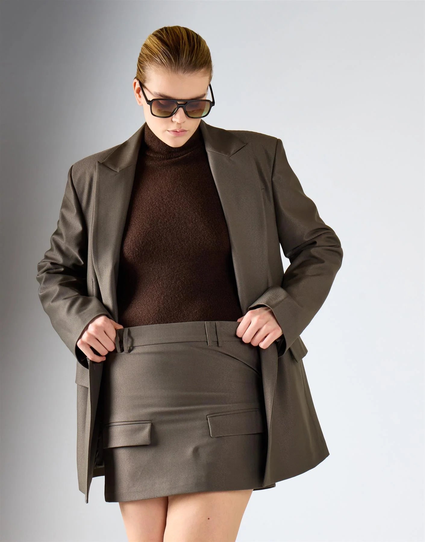 Minigonna con taschine