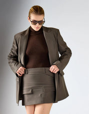 Minigonna con taschine