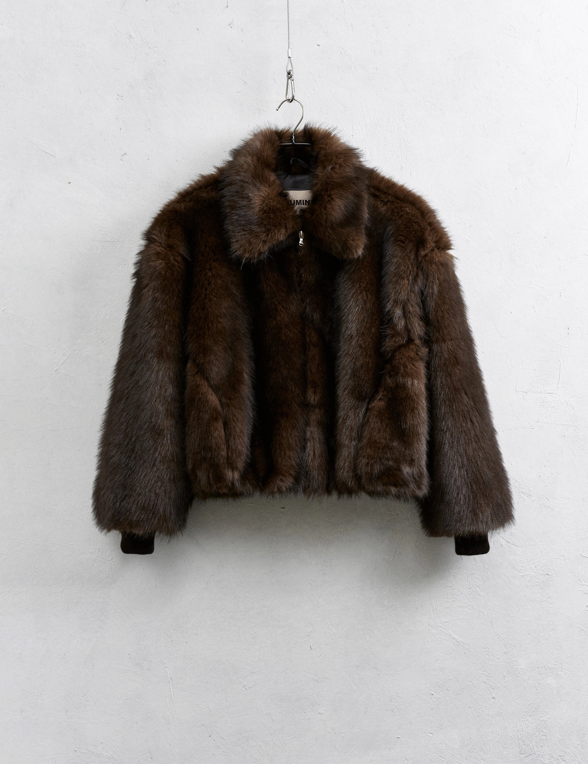 Bomber ecopelliccia visone