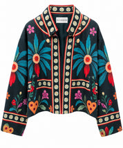 Bomber NOMAD palma e fiori