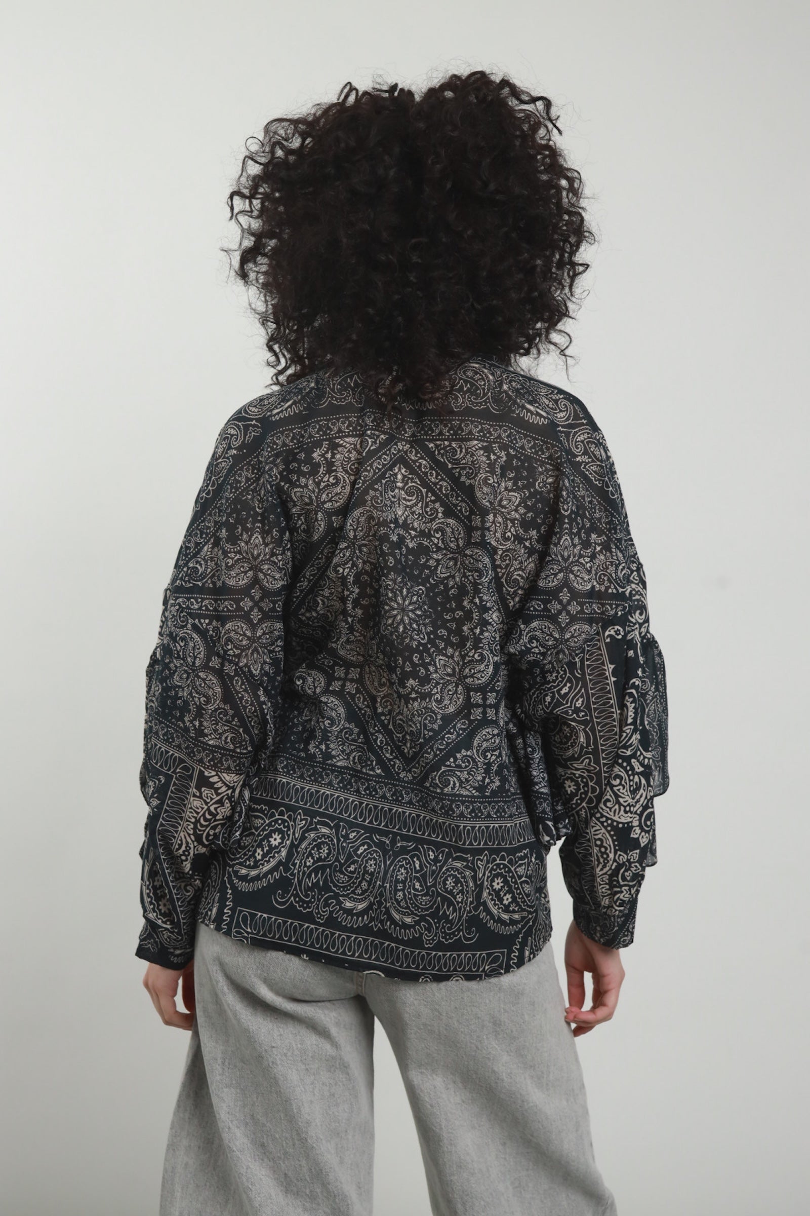 Camicia balze bandana