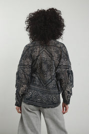 Camicia balze bandana