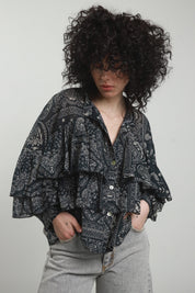 Camicia balze bandana