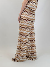 Pantalone zigzag fantasia