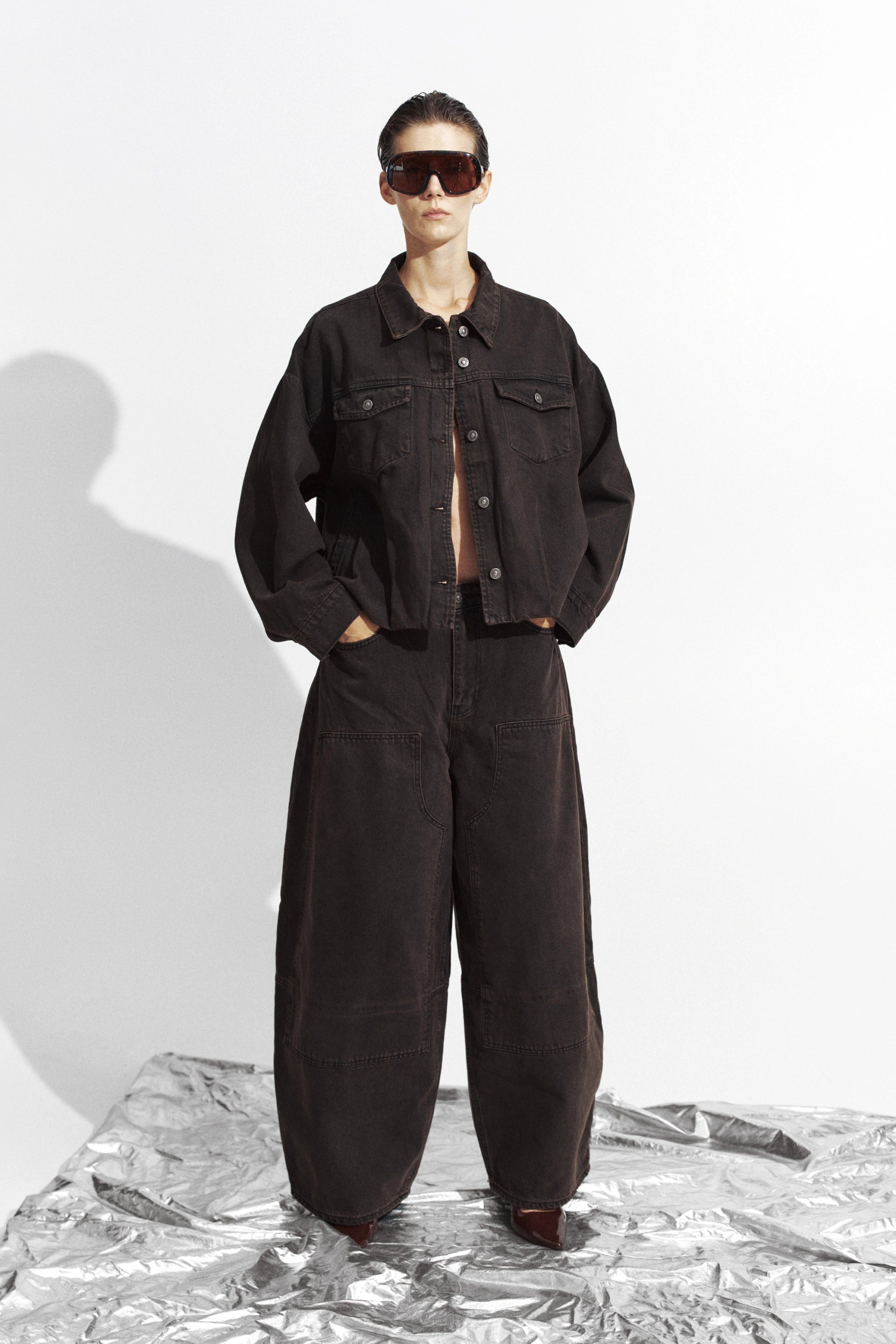 Jeans balloon wide leg