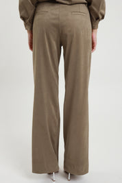 Pantalone zampa suede