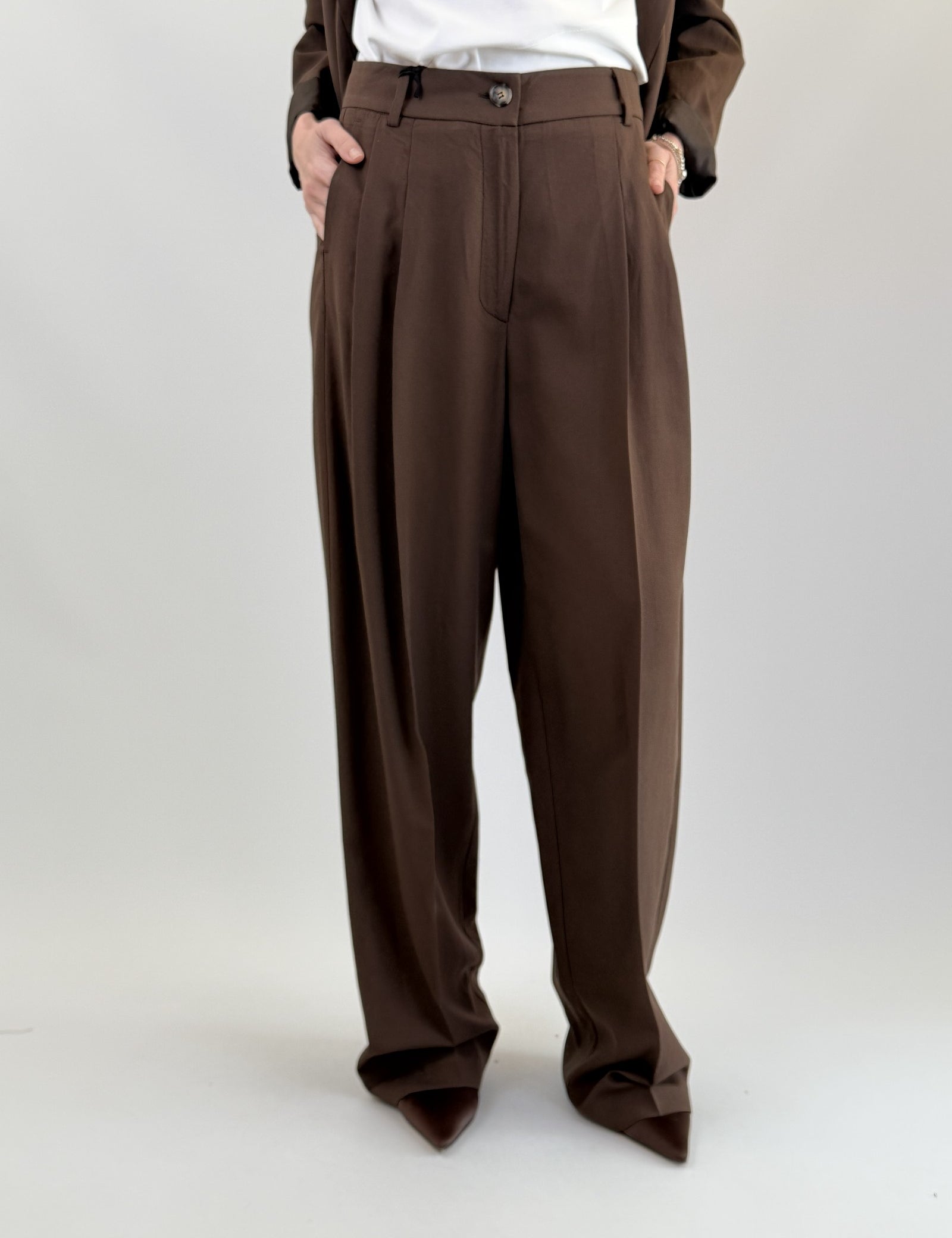 Pantalone tailor misto lino
