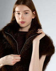 Gilet ecopelliccia