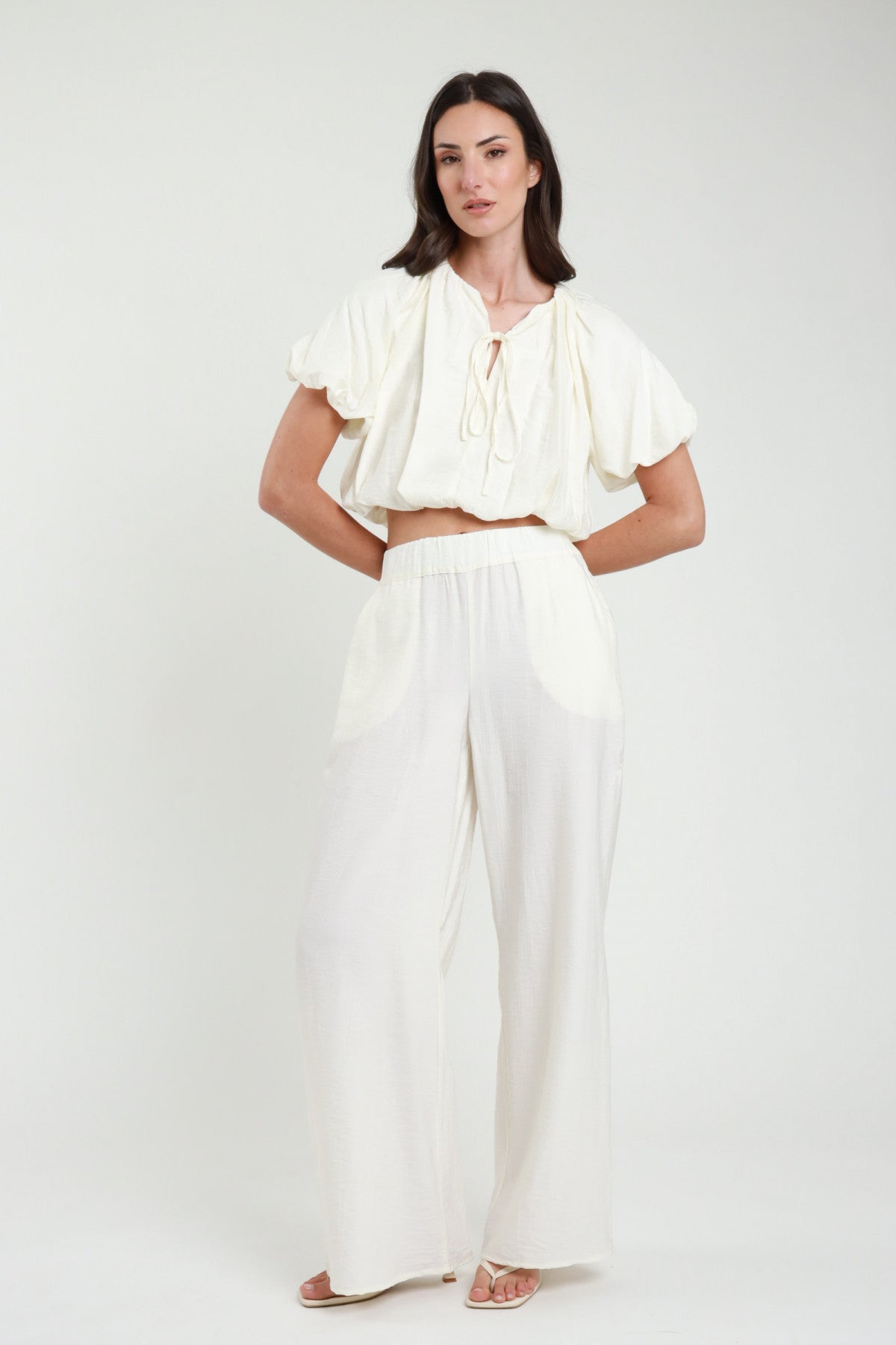 Pantalone ampio viscosa
