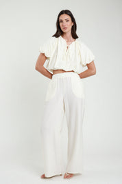 Pantalone ampio viscosa
