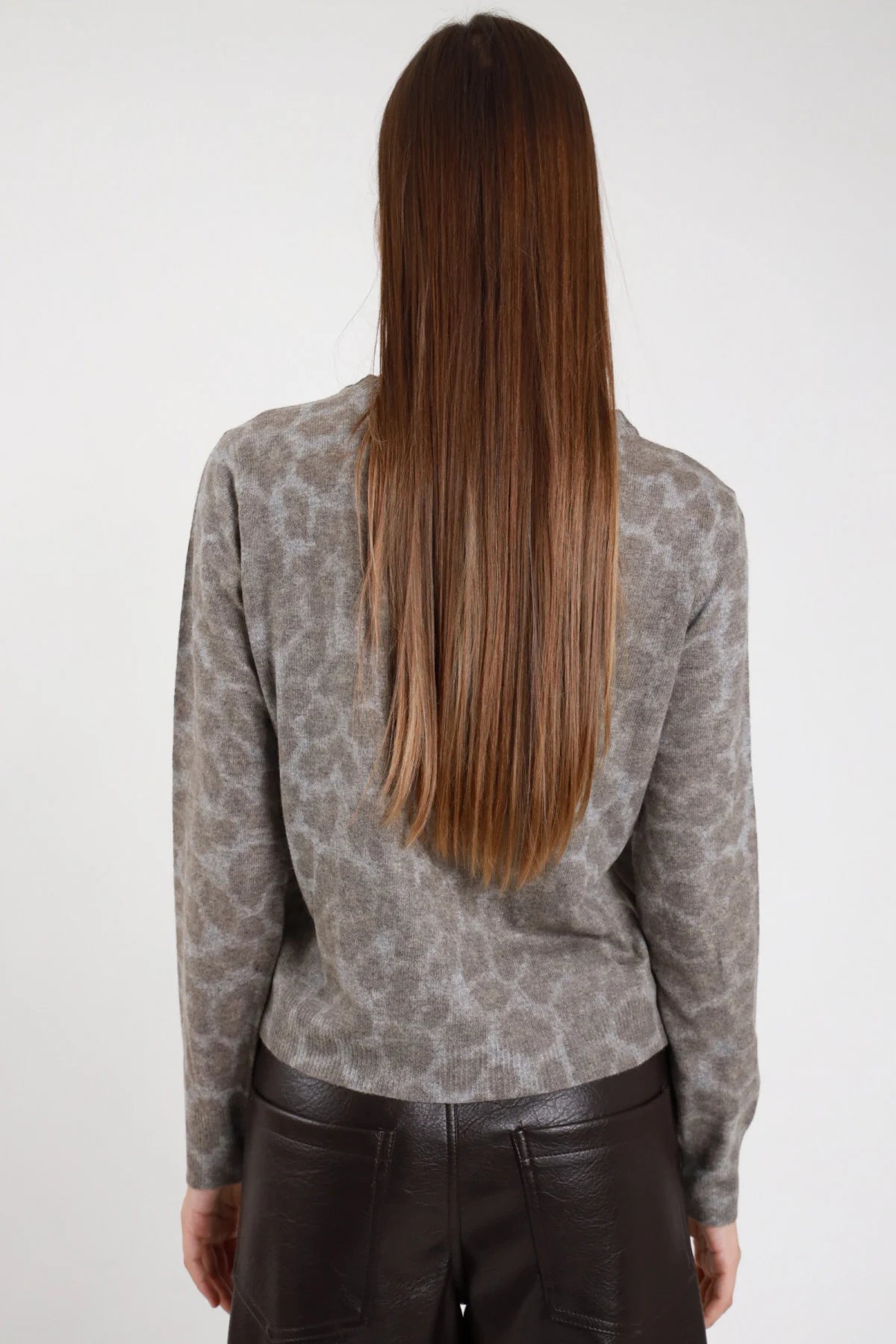 Cardigan maculato