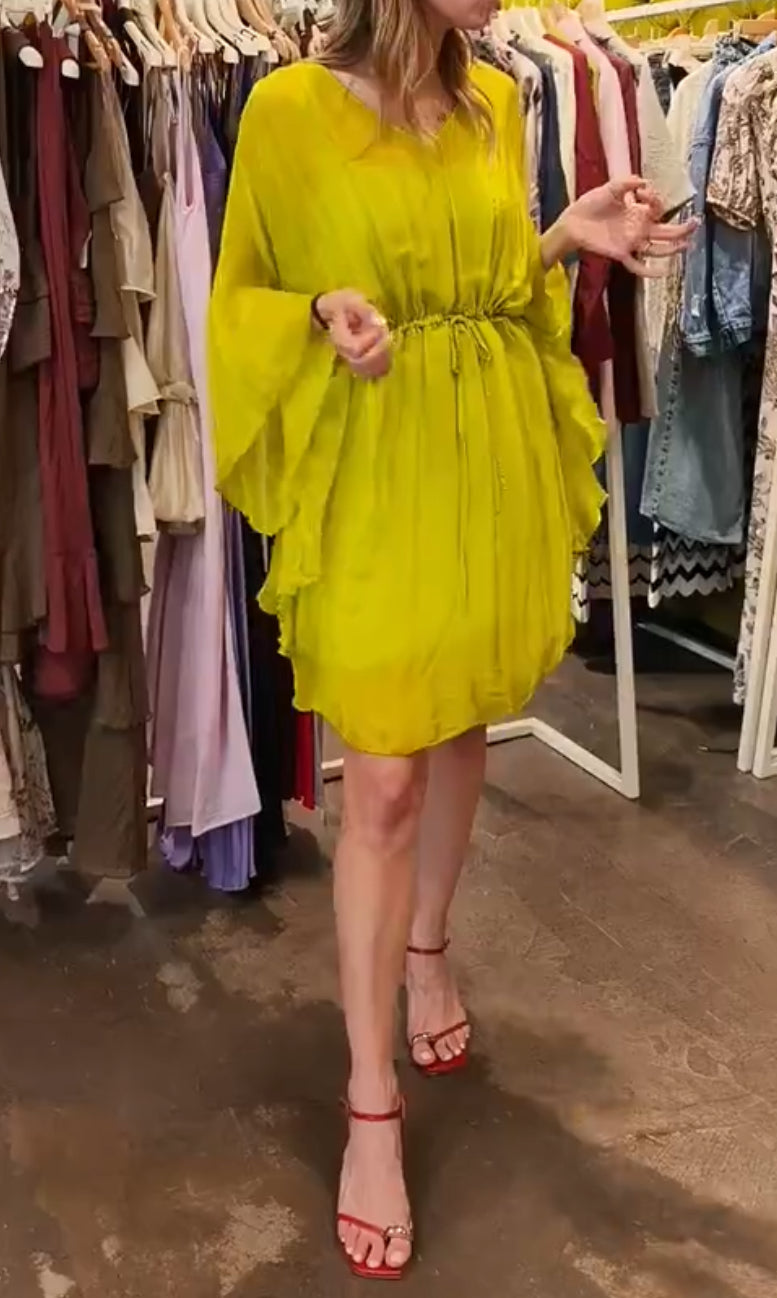 Abito kimono misto seta