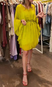 Abito kimono misto seta