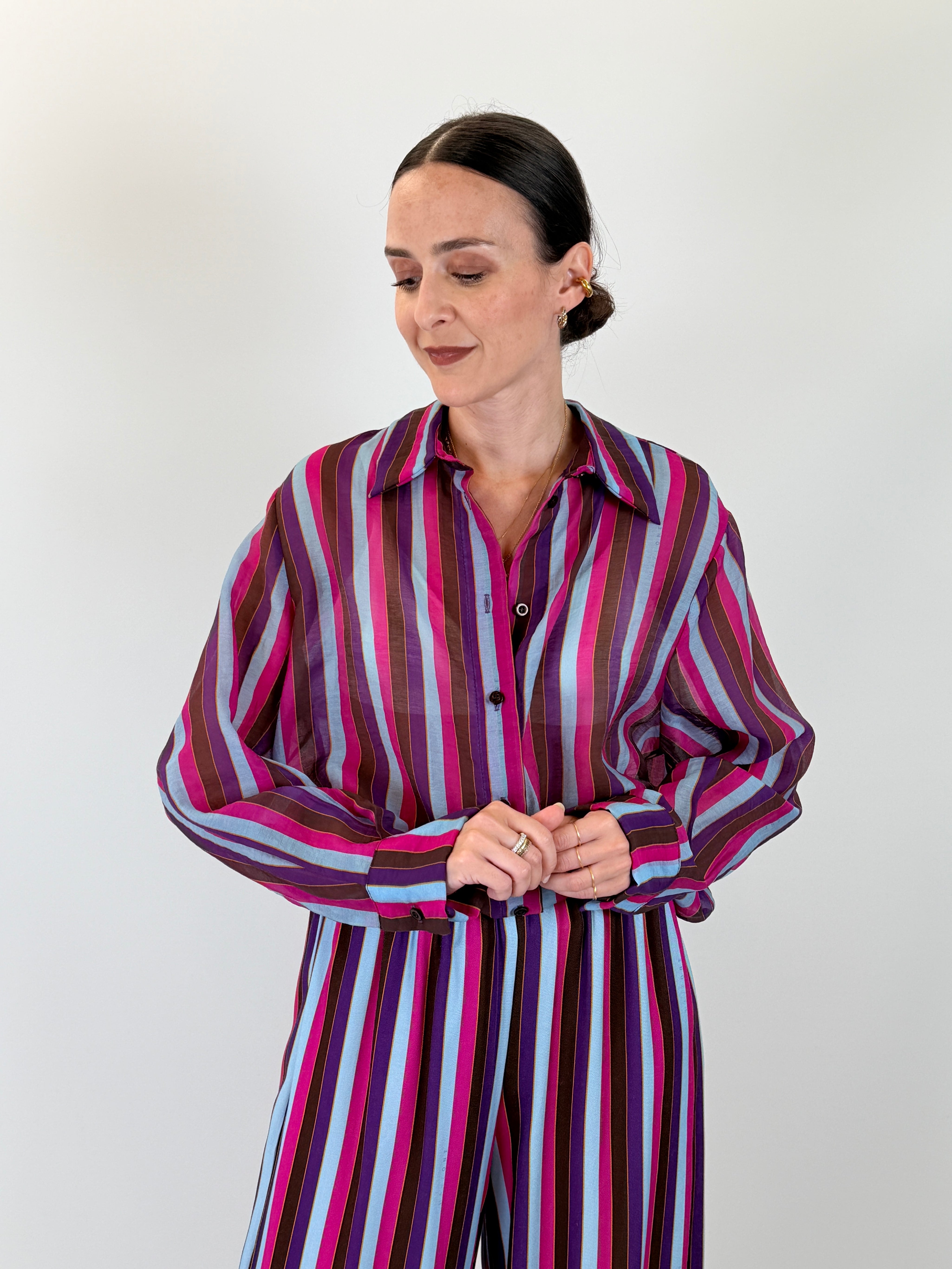 Camicia a righe-PREORDER 15/09