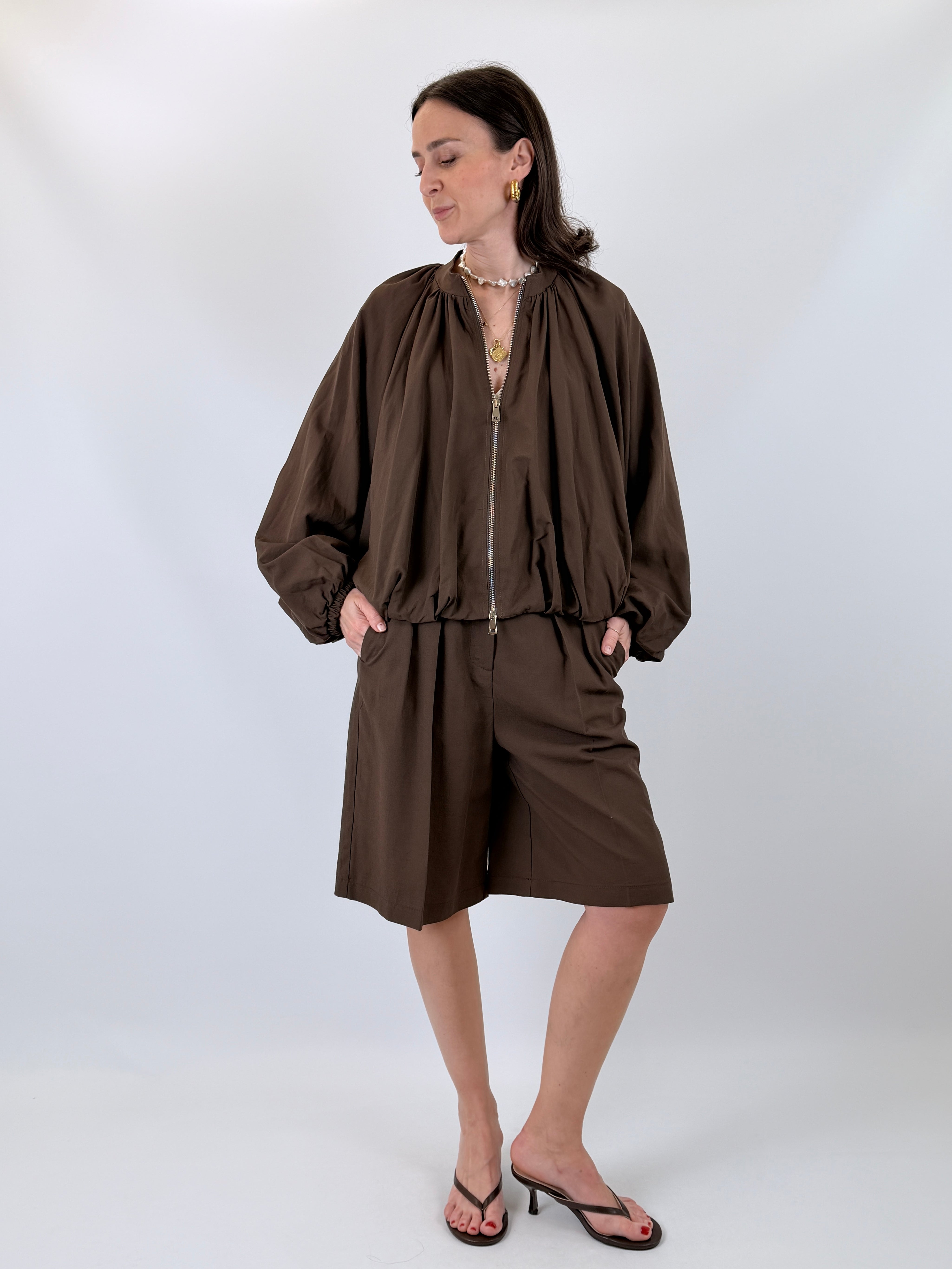 Bomber misto lino