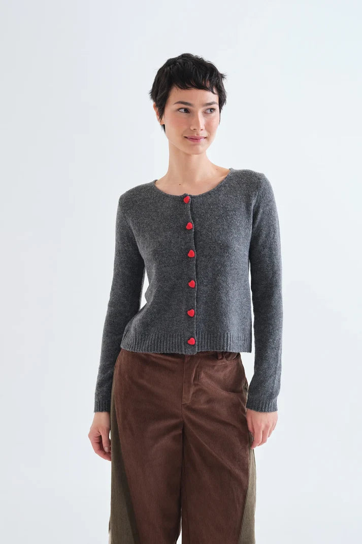 Cardigan cuoricini