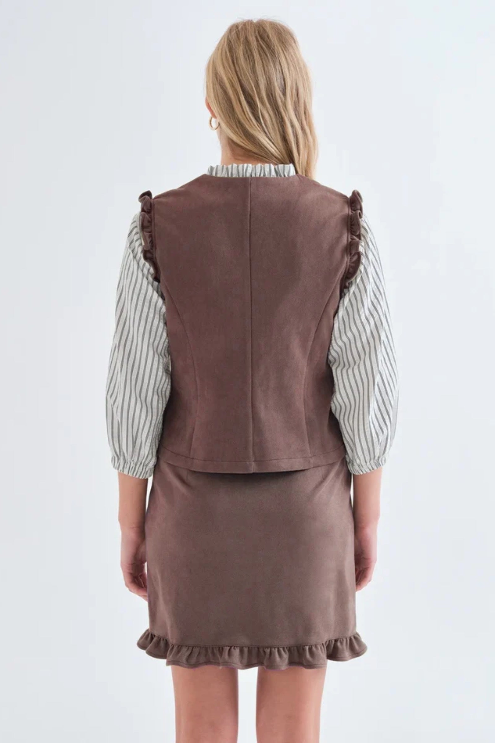 Gilet dainetto con frappa