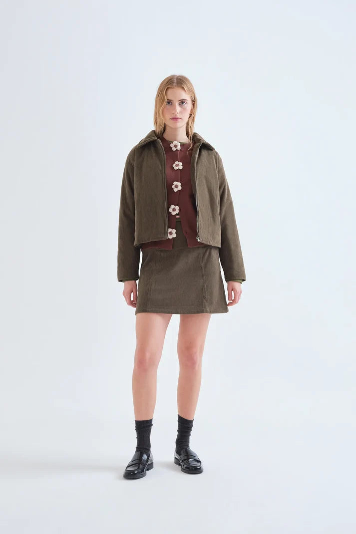 Giubbino imbottito costine
