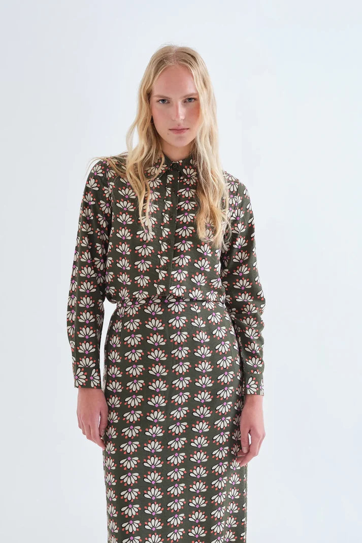 Camicia stampa Geometry