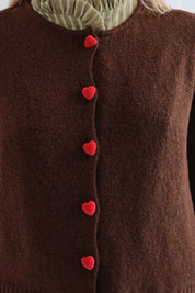 Cardigan cuoricini