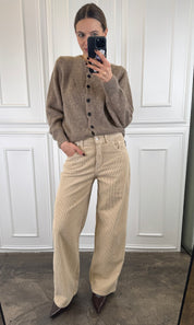 Cardigan misto lana e alpaca