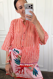 Camicia coreana righe