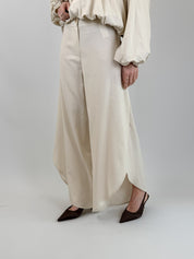 Pantalone farfalla con spacco