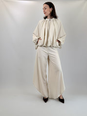 Pantalone farfalla con spacco