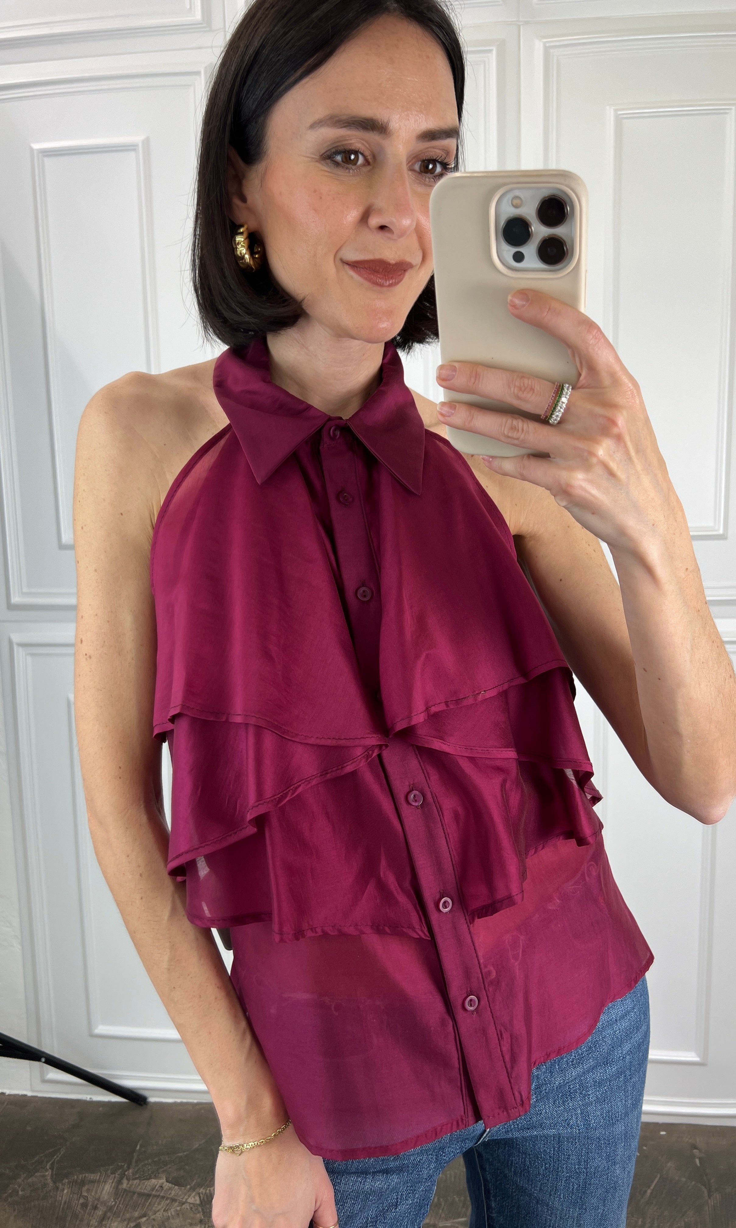 Camicia smanicata rouches