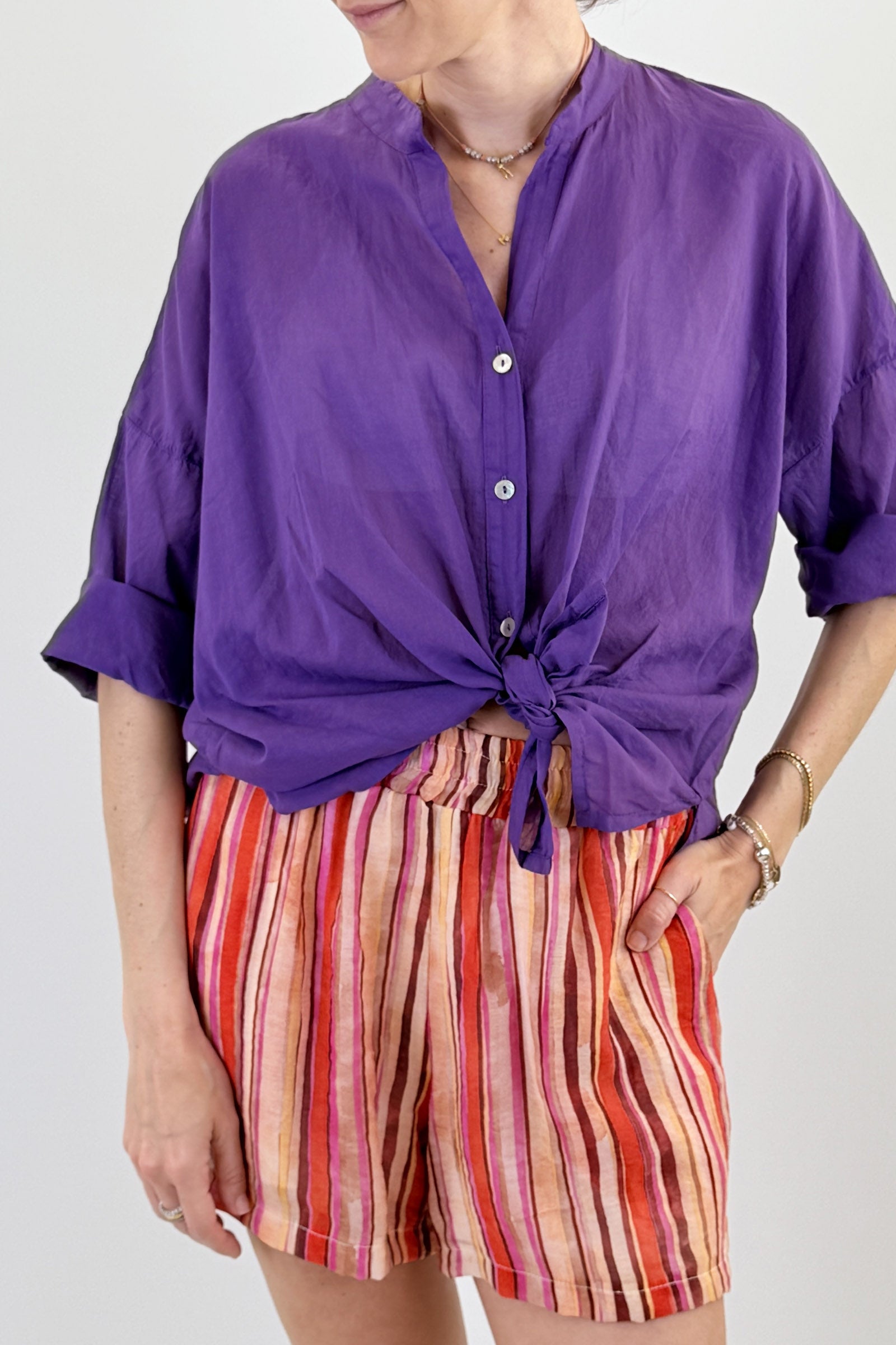 Camicia voile cotone
