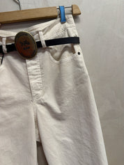 Pantalone cotone con cintura