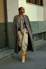 Cappotto over cintura+spalline
