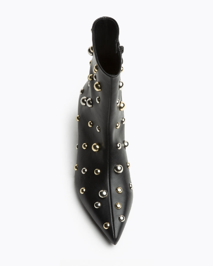 Stivaletto kitten studded